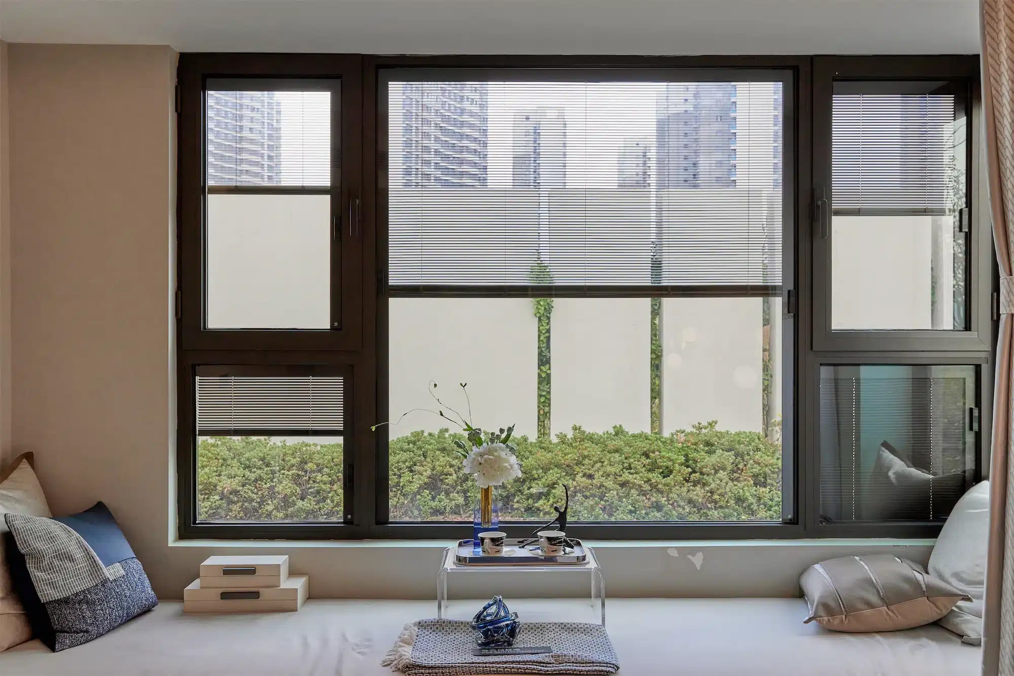 blinds between glass for bedroom