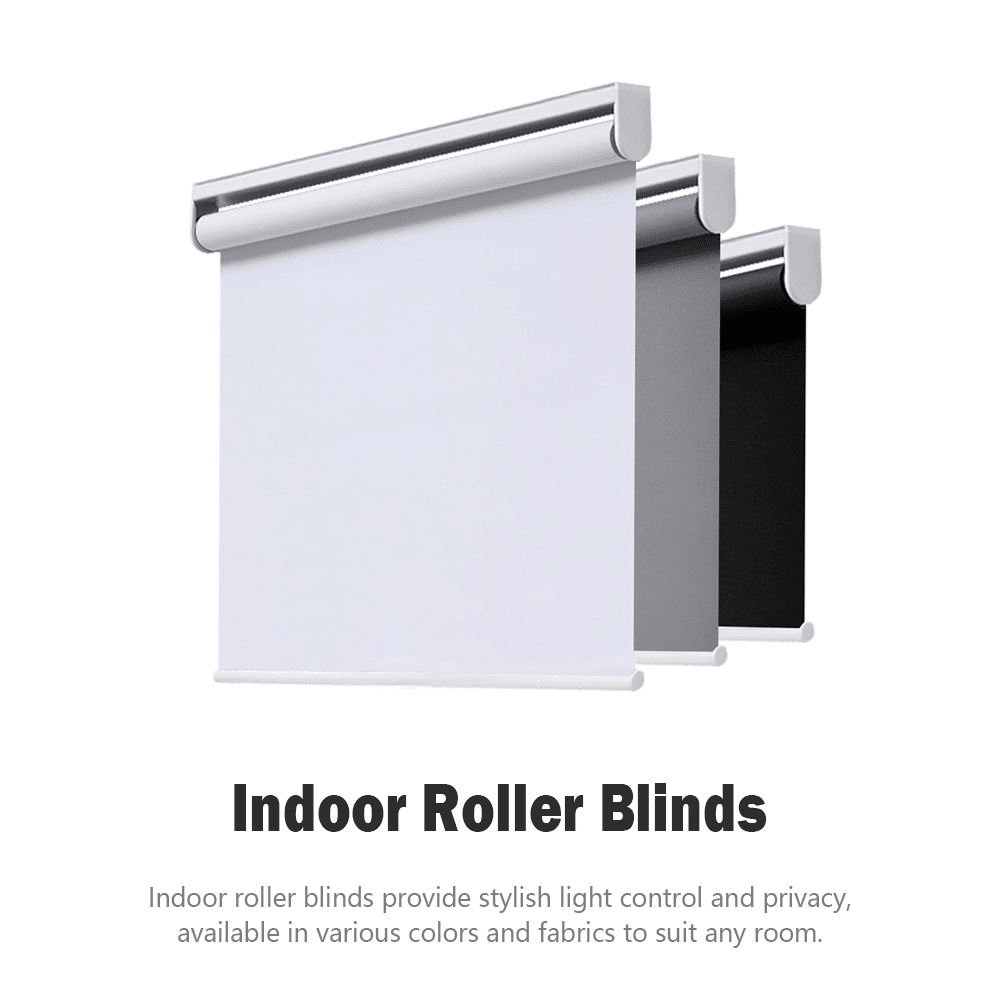 Indoor roller blinds