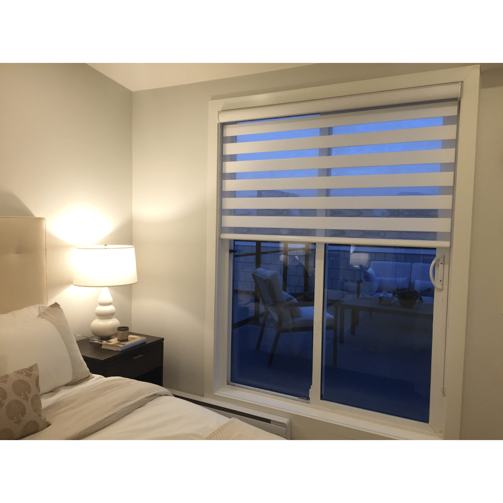 Zebra blinds for bedroom